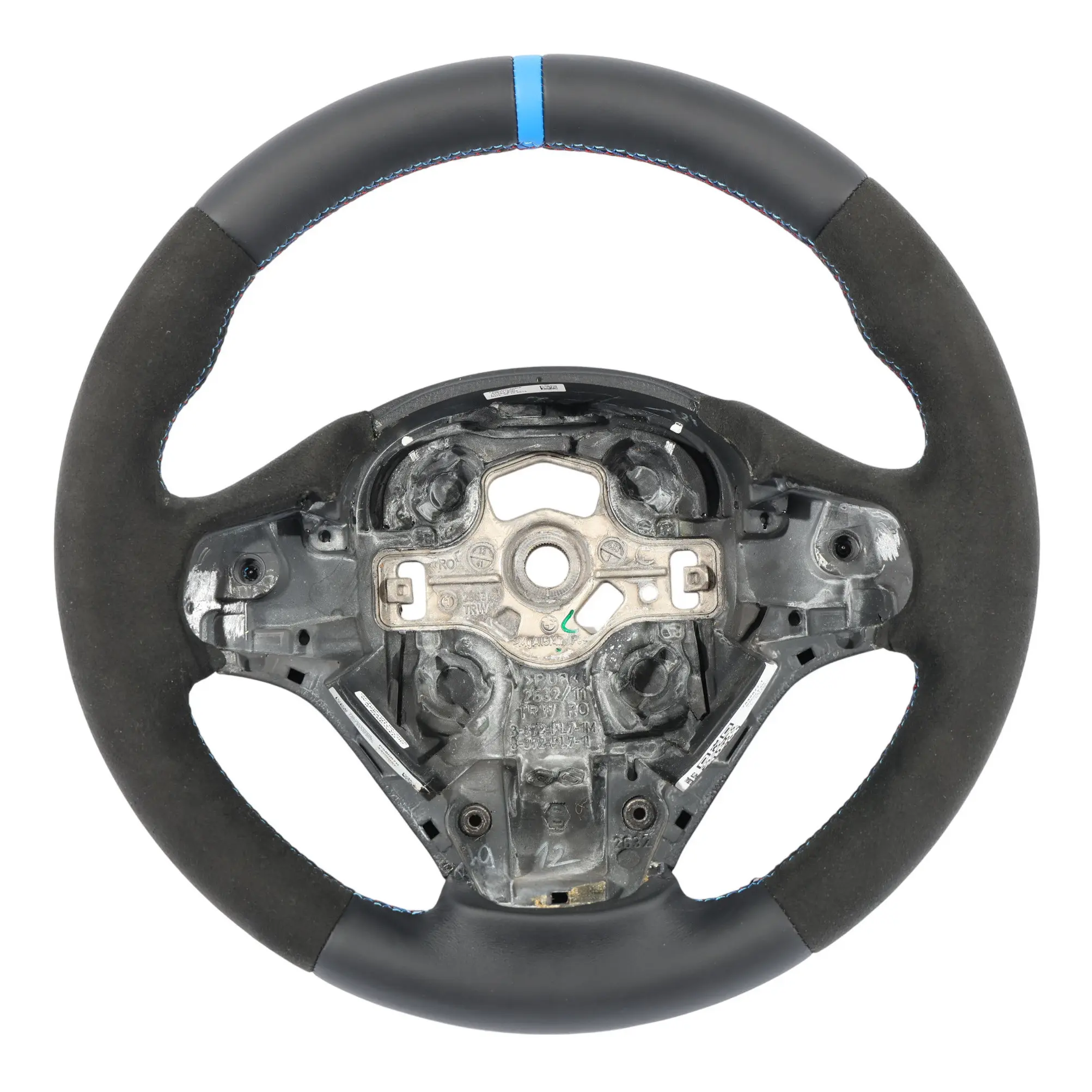 BMW F20 F21 F30 F31 Kierownica M Pakiet NOWA Czarna Skóra Alcantara