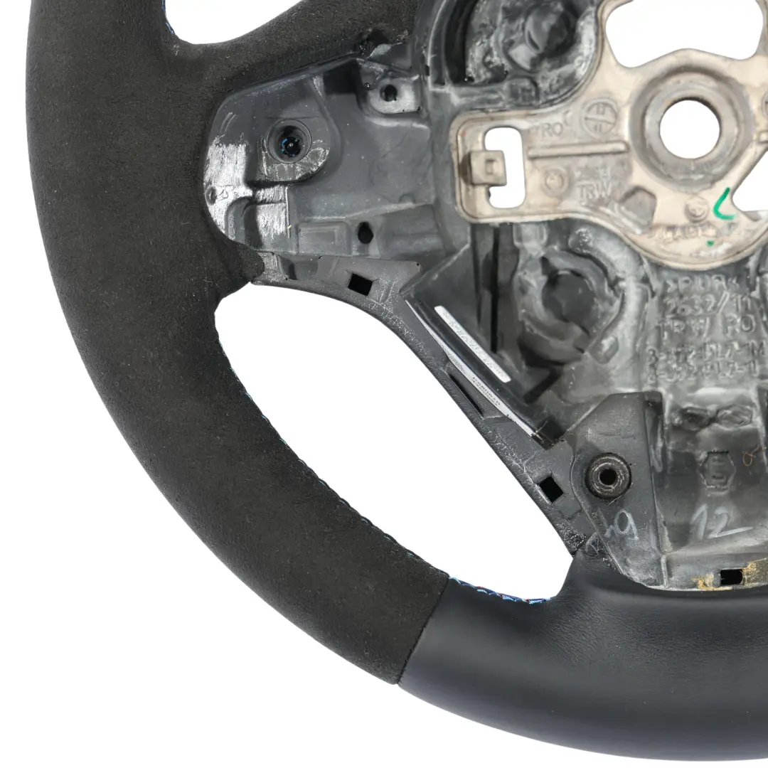 BMW F20 F21 F30 F31 F32 NEW Black Leather Alcantara M-Sport Steering Wheel Thick - SKU 7845877-1 - Part number 7845877