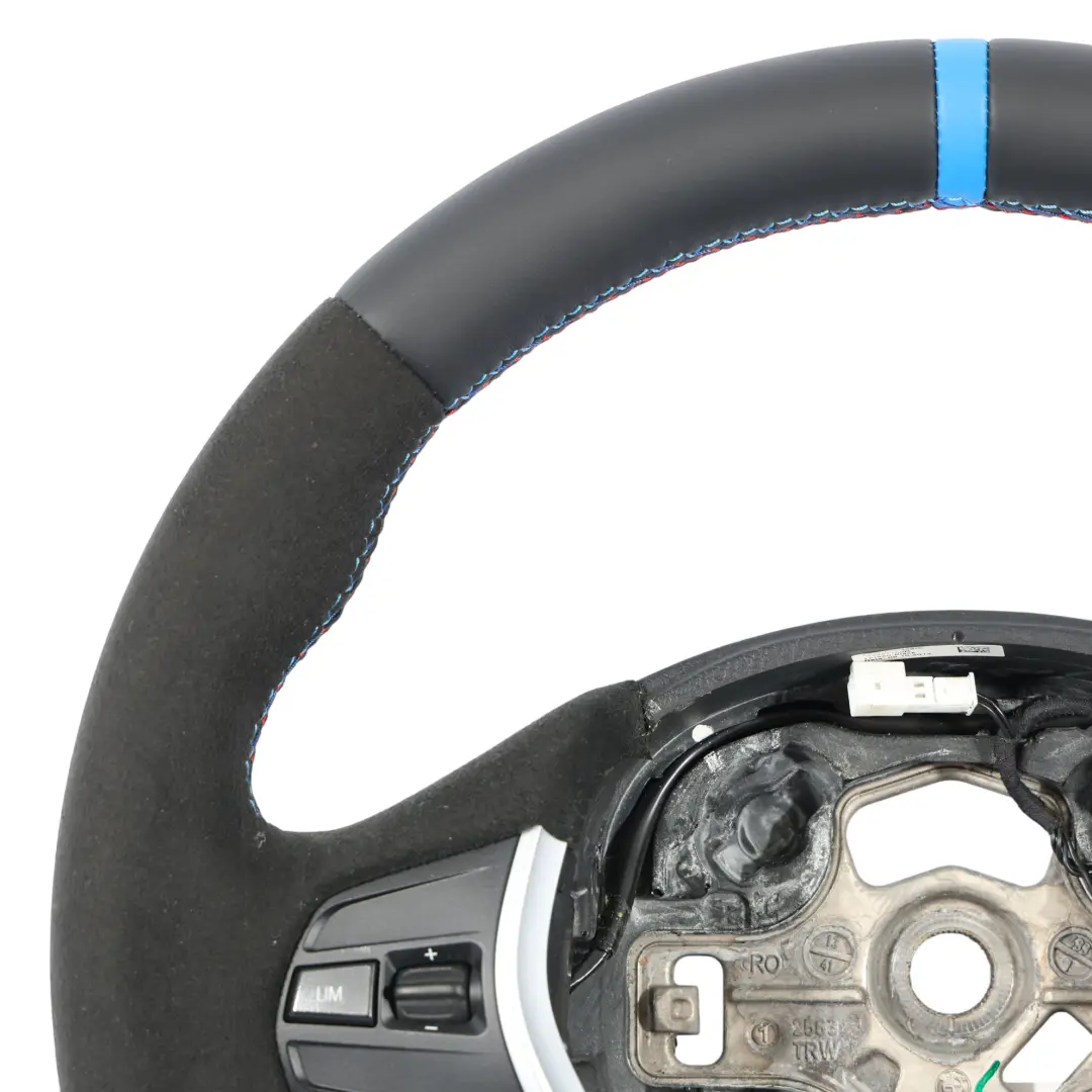 Steering Wheel NEW Black Leather Alcantara M Sport Thick to BMW F20 F21 F30 F32 with Part number 7845877 BMW F20 F21 F30 F32 Steering Wheel NEW Black Leather Alcantara M Sport Thick - SKU 7845877-5 - Part number 7845877
