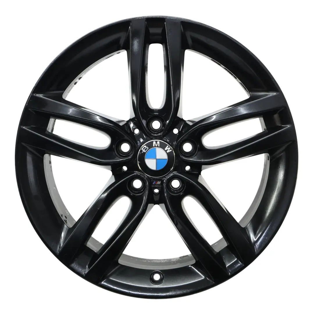 Schwarz Alufelge Felge 18" 7,5J ET:45 M Doppelspeiche 461 für BMW F20 F21 mit Teilenummer 7846784 BMW F20 F21 Schwarz Alufelge Felge 18" 7,5J ET:45 M Doppelspeiche 461 - SKU 7846784-3 - Teilenummer 7846784