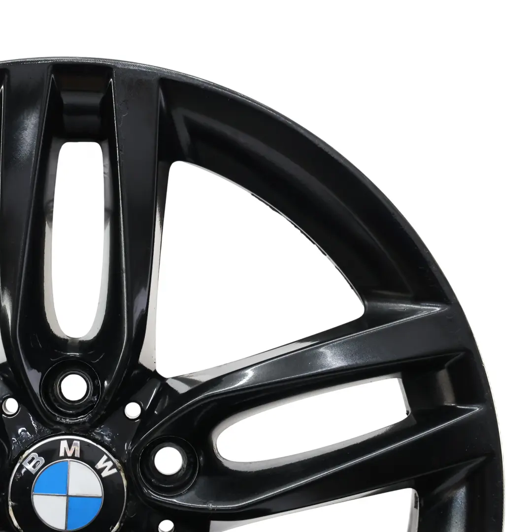 BMW F20 F21 Noir Jante Alufelge 18 " 7,5J ET: 45 M Rayons Doubles 461 - SKU 7846784-3 - Numéro de pièce 7846784