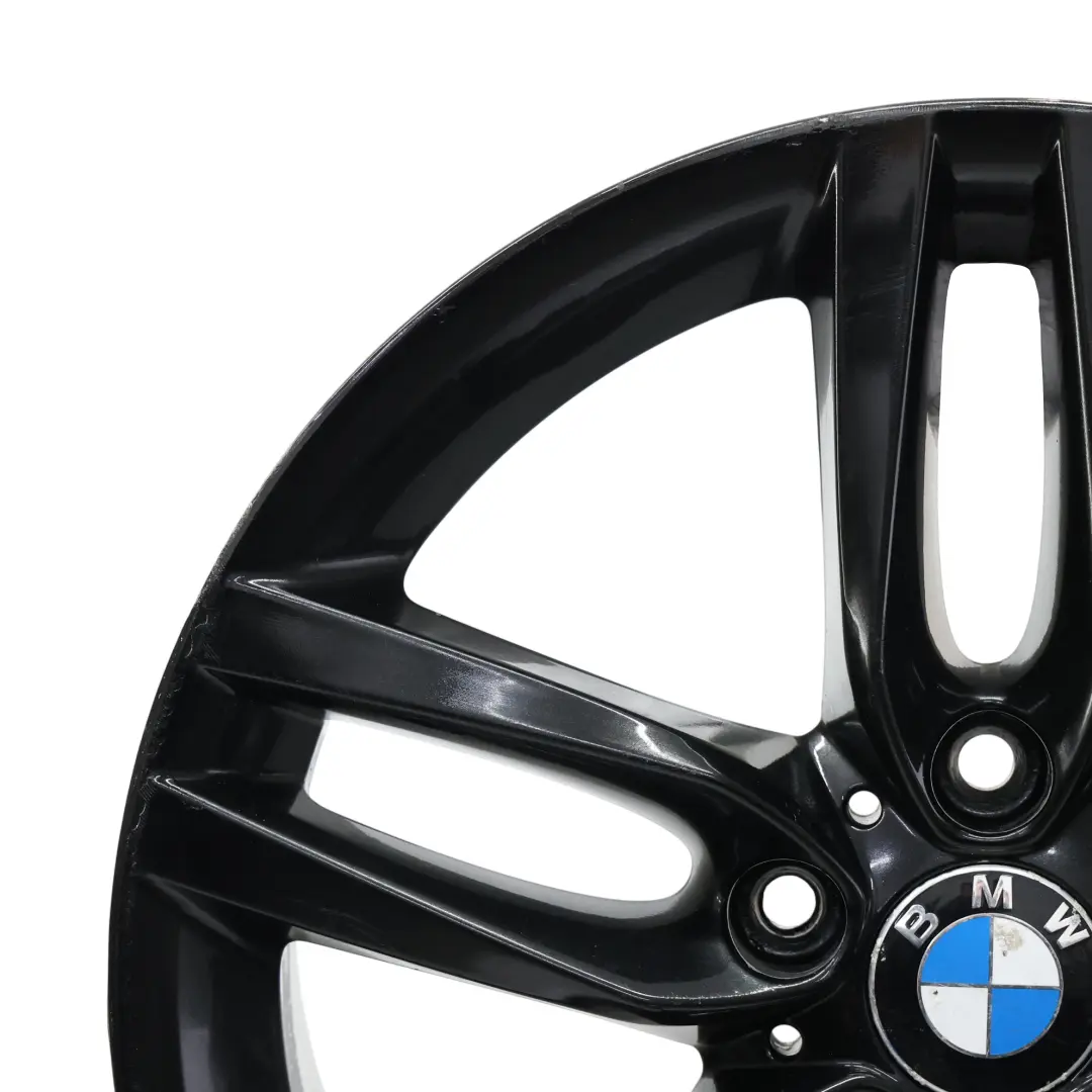 BMW F20 F21 Black Alloy Wheel Rim 18" 7,5J ET:45 M Double Spoke 461 - SKU 7846784-6 - Part number 7846784