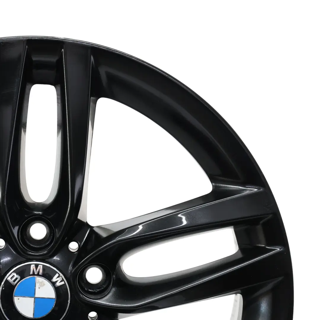 Alloy Wheel Rim 18" 7,5J ET:45 M Double Spoke 461 to BMW F20 F21 Black with Part number 7846784 BMW F20 F21 Black Alloy Wheel Rim 18" 7,5J ET:45 M Double Spoke 461 - SKU 7846784-6 - Part number 7846784