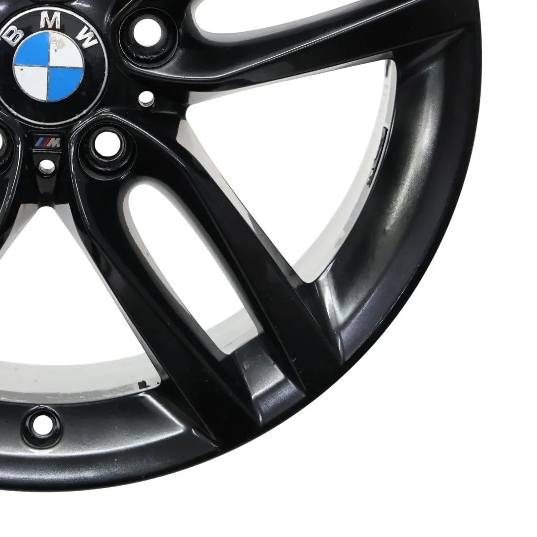 Alloy Wheel Rim 18" 7,5J ET:45 M Double Spoke 461 to BMW F20 F21 Black with Part number 7846784 BMW F20 F21 Black Alloy Wheel Rim 18" 7,5J ET:45 M Double Spoke 461 - SKU 7846784-6 - Part number 7846784