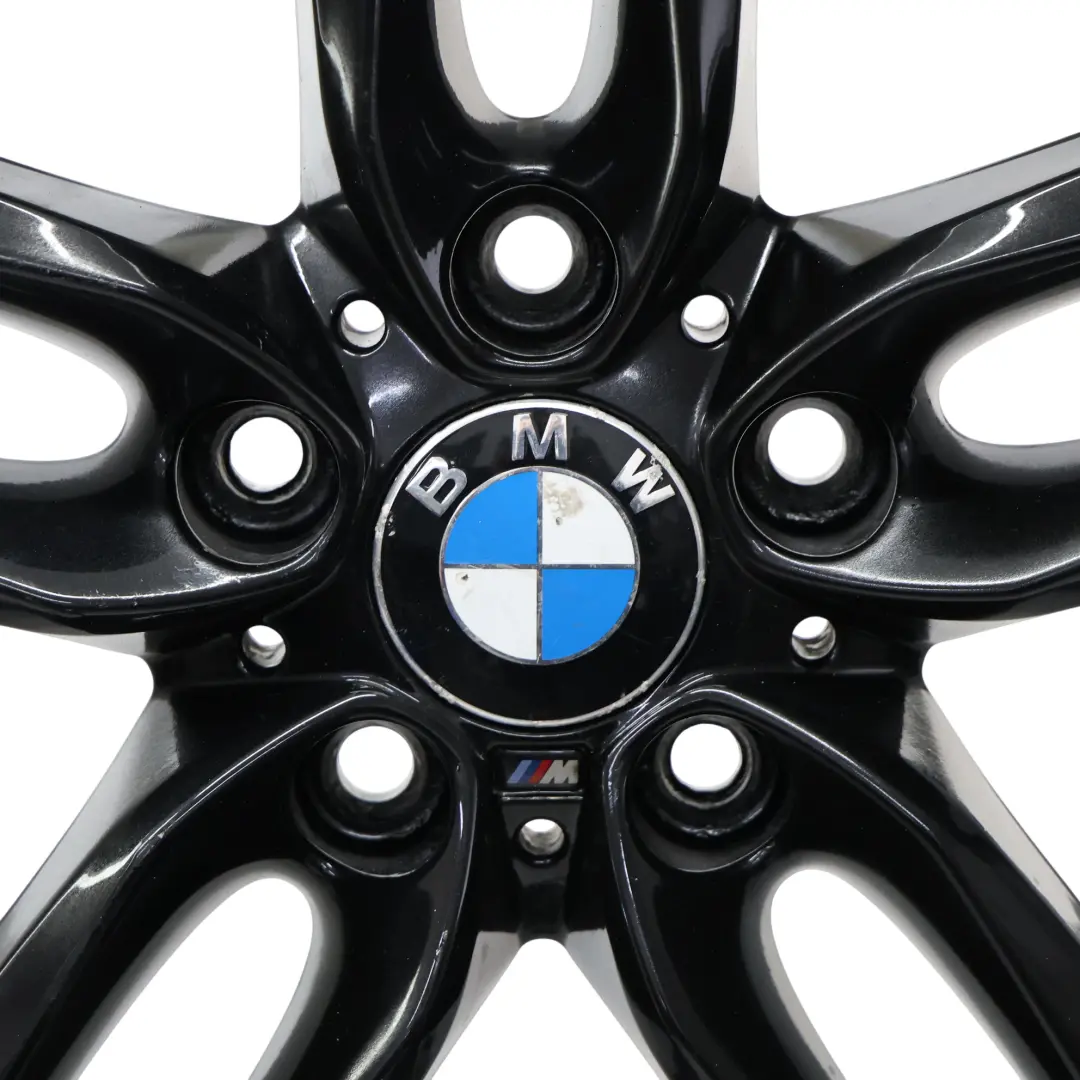 Alloy Wheel Rim 18" 7,5J ET:45 M Double Spoke 461 to BMW F20 F21 Black with Part number 7846784 BMW F20 F21 Black Alloy Wheel Rim 18" 7,5J ET:45 M Double Spoke 461 - SKU 7846784-6 - Part number 7846784