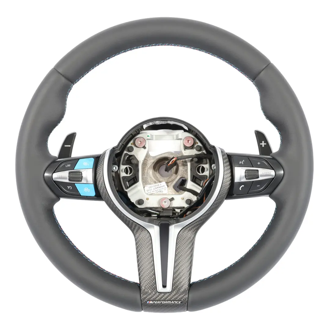 NUEVO Cuero Negro M Performance Calefactado para Volante BMW F80 M3 F82 F83 M4 F87 M2 con número de pieza 7847607 Volante BMW F80 M3 F82 F83 M4 F87 M2 NUEVO Cuero Negro M Performance Calefactado - SKU 7847607-3 - Número de pieza 7847607