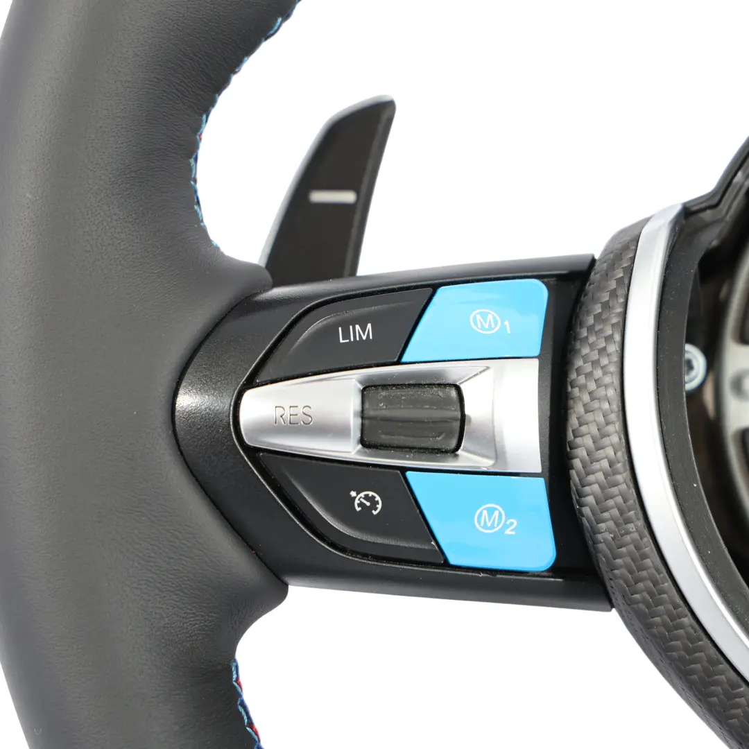 Volante BMW F80 M3 F82 F83 M4 F87 M2 NUOVO NERO Pelle M Performance Riscaldato - SKU 7847607-3 - Numero di parte 7847607