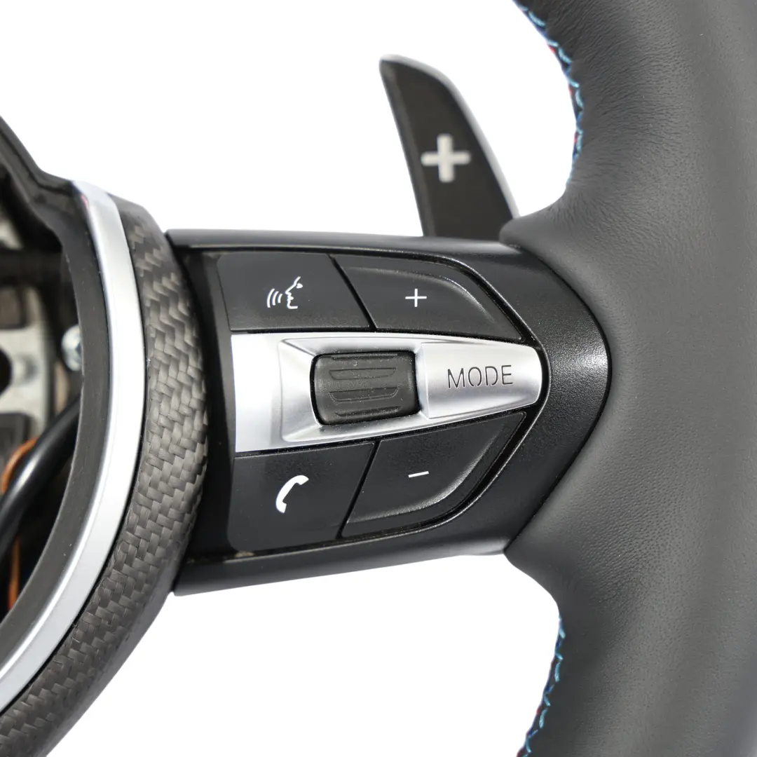 Steering Wheel BMW F80 M3 F82 M4 F87 M2 NEW Black Leather M Performance Heated to with Part number 7847607 Steering Wheel BMW F80 M3 F82 M4 F87 M2 NEW Black Leather M Performance Heated - SKU 7847607-3 - Part number 7847607