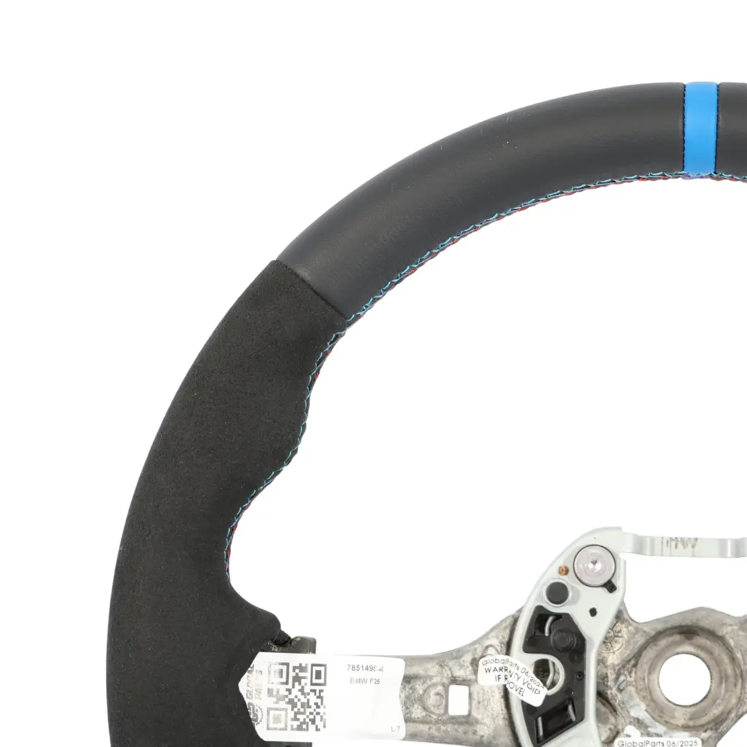 NUEVO Volante M Sport De Cuero Negro Alcantara para BMW X3 F25 X5 F15 con número de pieza 7851498 BMW X3 F25 X5 F15 NUEVO Volante M Sport De Cuero Negro Alcantara - SKU 7851498-4 - Número de pieza 7851498