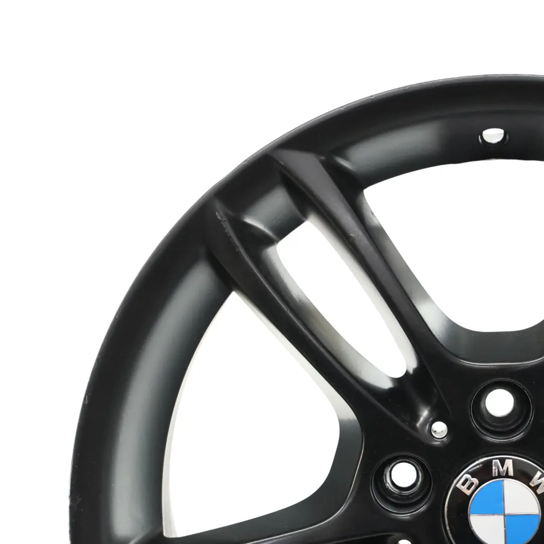 BMW E81 E87 Jante Avant Noir en Alu 18" M a Double Rayons 261 7,5J - SKU 7891050-3 - Numéro de pièce 7891050