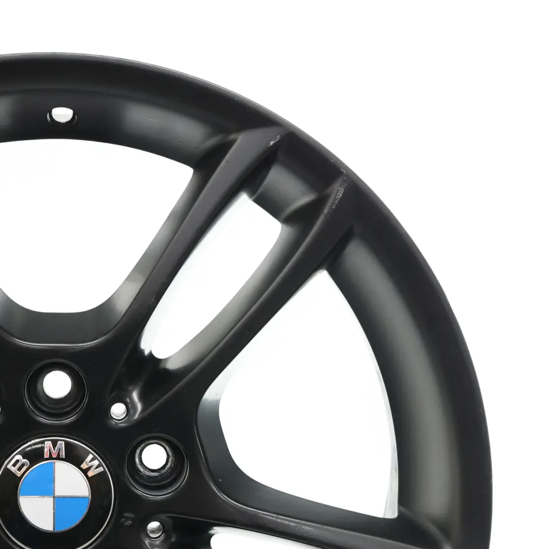 BMW E81 E87 Przednia Czarna Alufelga 18" M Double Spoke 261 7,5J - SKU 7891050-3 - Numer Części 7891050