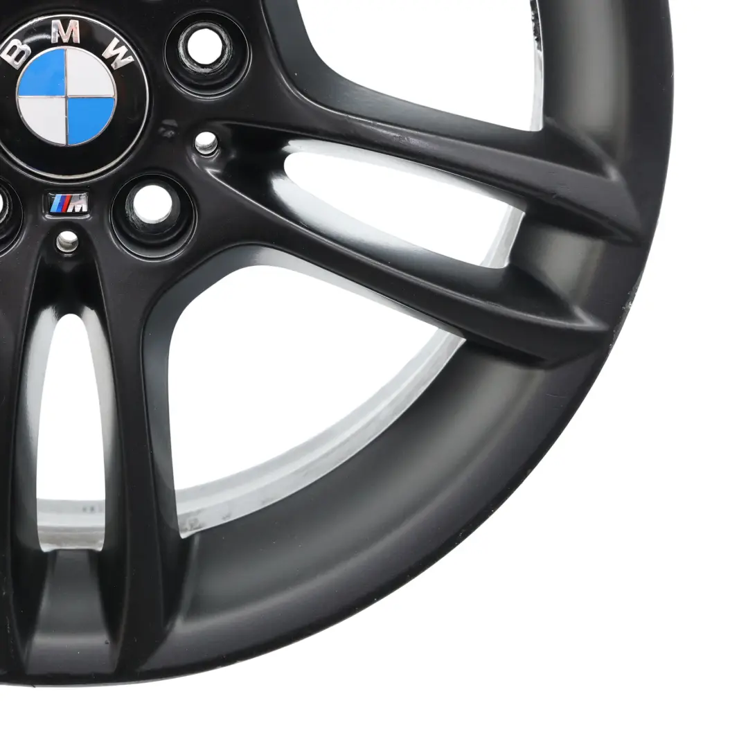 BMW E81 E87 Jante Avant Noir en Alu 18" M a Double Rayons 261 7,5J - SKU 7891050-3 - Numéro de pièce 7891050
