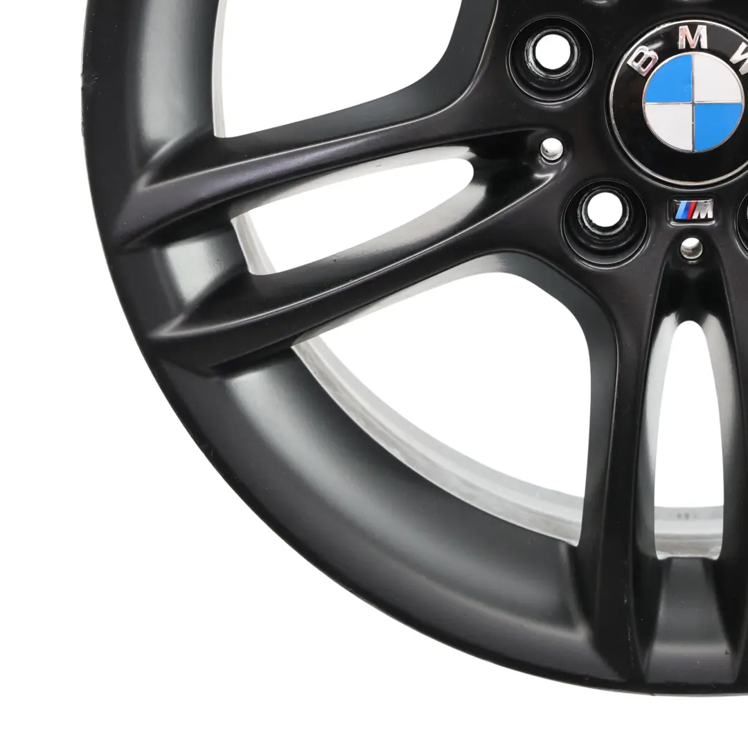 BMW E81 E87 Schwarz Vorne Felge Alufelge 18" M Doppelspeiche 261 7,5J - SKU 7891050-3 - Teilenummer 7891050