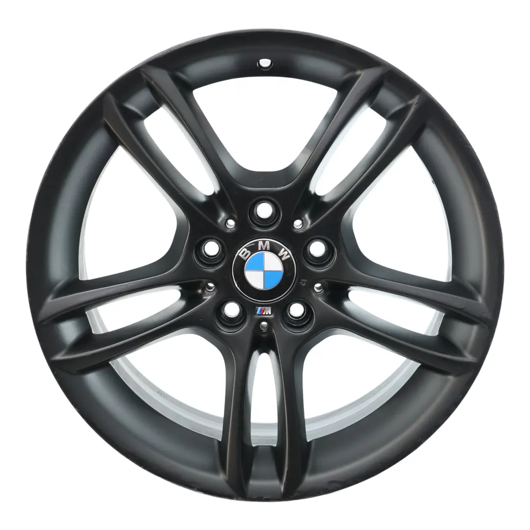  LlantaBMW E81 E87 Aleacion Delantera Negra 18" M Doble Radio 261 7,5J - SKU 7891050-4 - Número de pieza 7891050