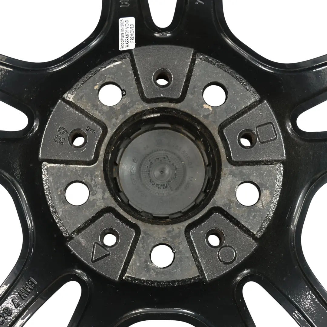  LlantaBMW E81 E87 Aleacion Delantera Negra 18" M Doble Radio 261 7,5J - SKU 7891050-4 - Número de pieza 7891050