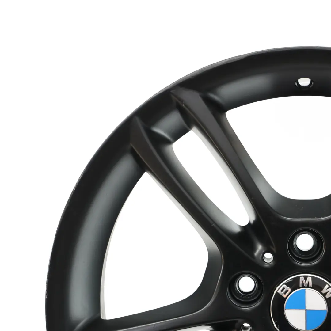 BMW E81 E87 Jante Avant Noir en Alu 18" M a Double Rayons 261 7,5J - SKU 7891050-4 - Numéro de pièce 7891050