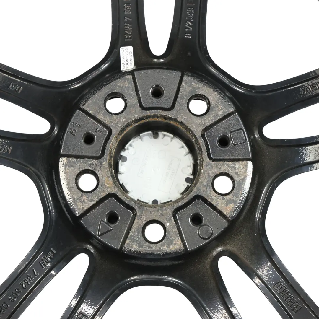 Wheel Rim BMW E81 E82 E87 Black Rear Alloy 18" M Double Spoke 261 8,5J - SKU 7891051-4 - Part number 7891051