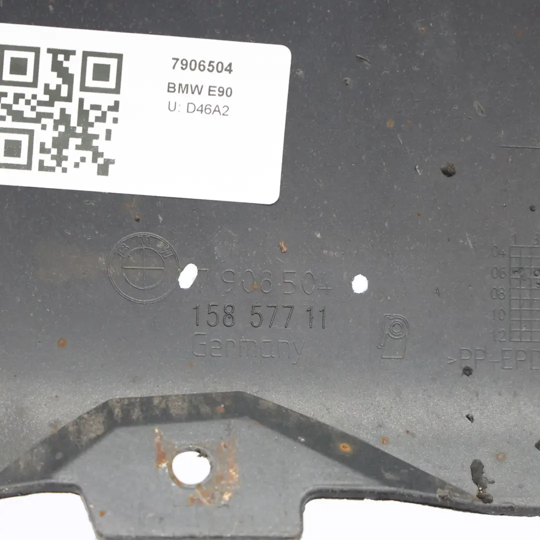 BMW E90 E91 M Sport Rear Bumper Lower Centre Diffuser Cover Trim Panel - SKU 7906504 - Part number 7906504