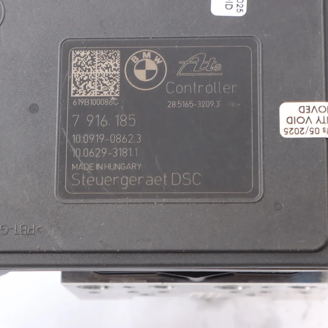 ABS DSC Hydro Braking Unit Pump to Mini Cooper One F54 with Part number 7916185 Mini Cooper One F54 ABS DSC Hydro Braking Unit Pump - SKU 7916185 - Part number 7916185