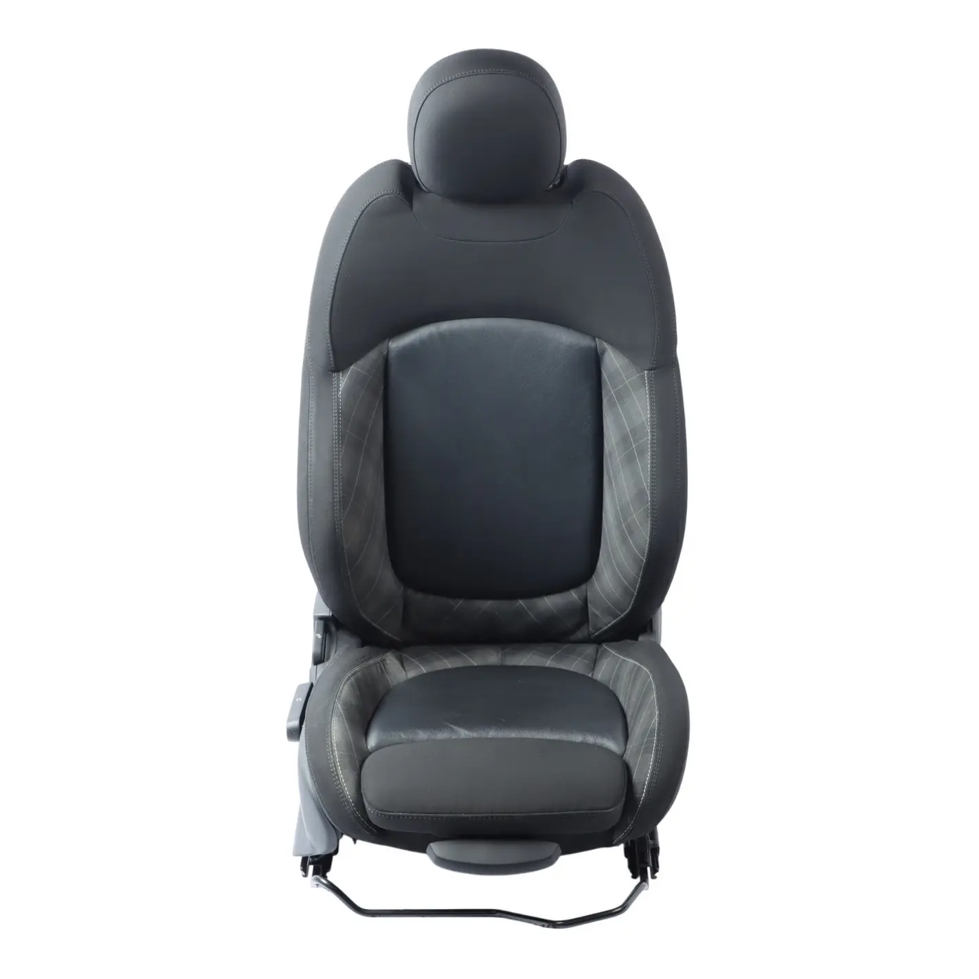 Mini F55 Sport Seat Front Right O/S Cloth Leather Diamond Carbon Black