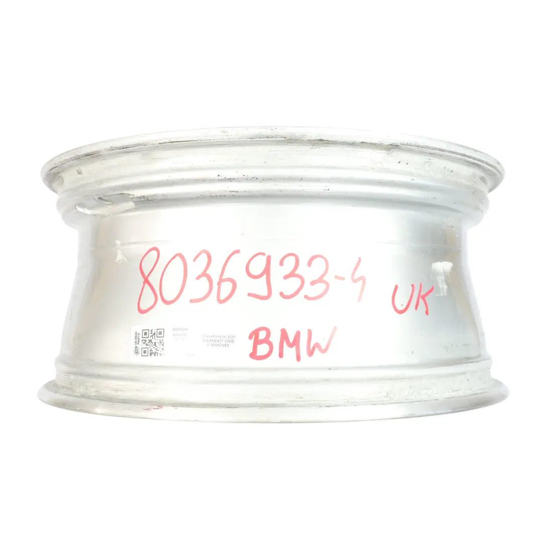 BMW E90 E91 E92 Plata llanta aleación delantera 18 "8J ET:34 M Spider Spoke 193 - SKU 8036933-4 - Número de pieza 8036933