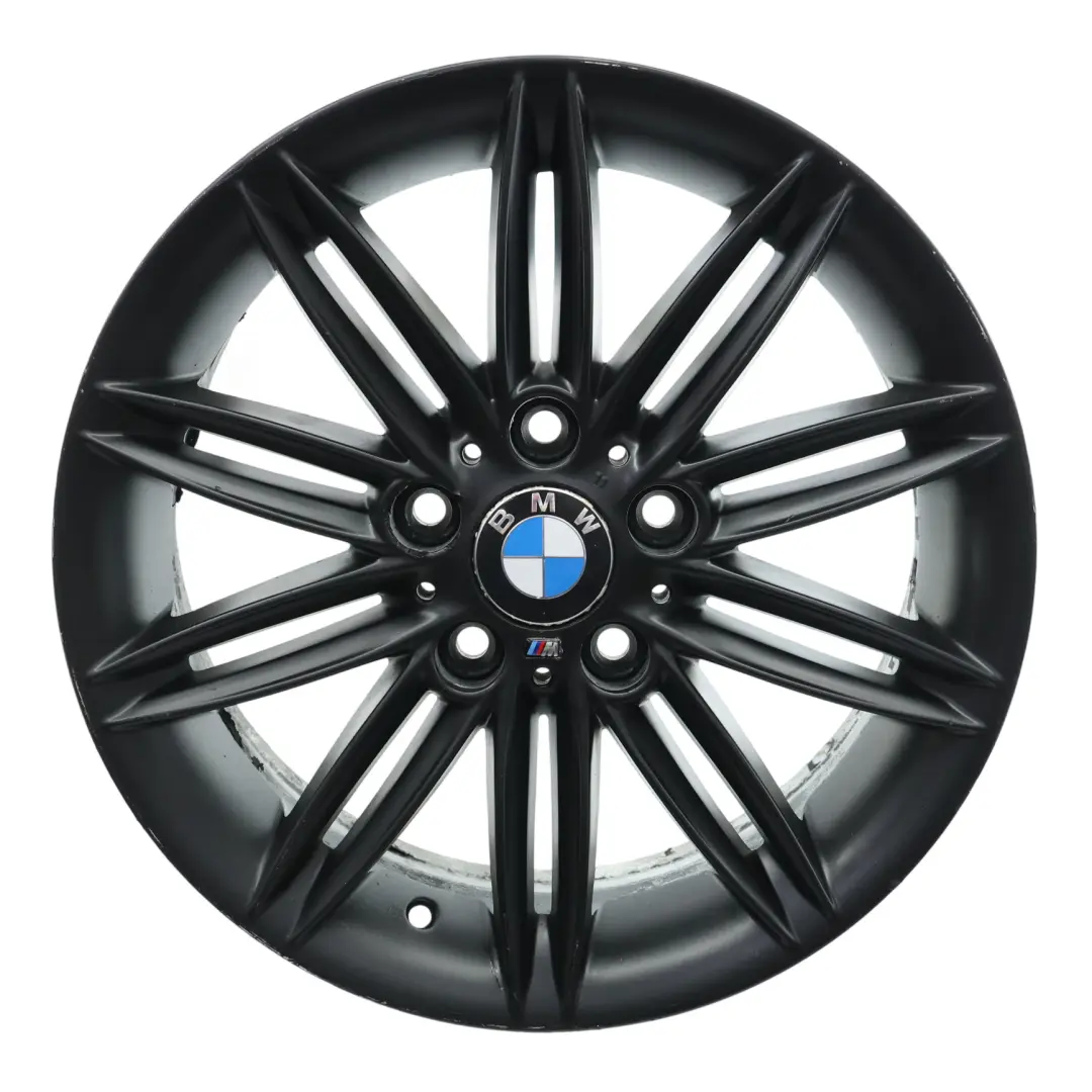 BMW E81 E82 E87 E88 Schwarz Alu felge 17" 7J ET:47 M Doppel Speiche 207 - SKU 8036937-10 - Teilenummer 8036937