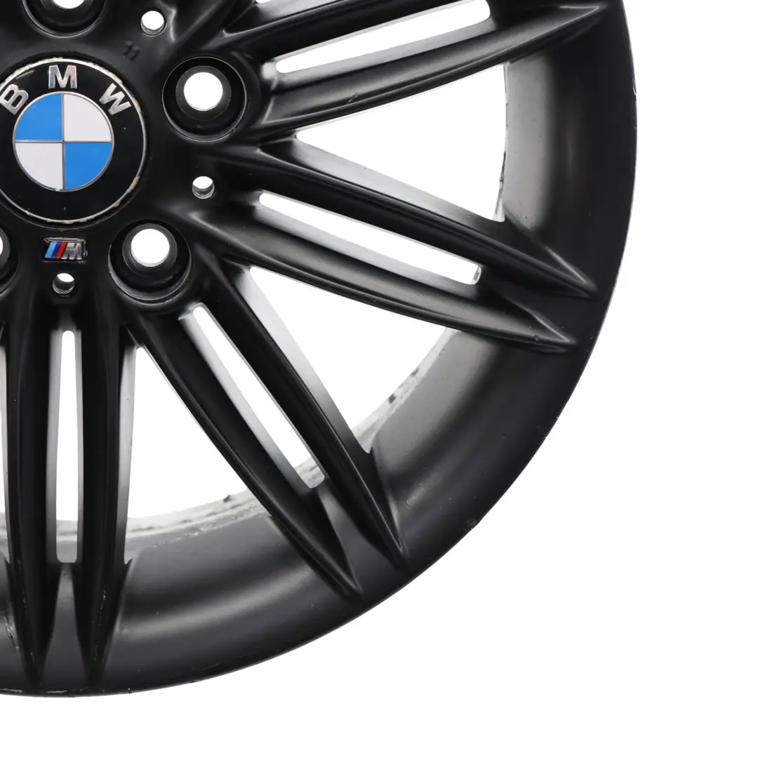 BMW E81 E82 E87 E88 Jante Alliage Noir 17" 7J ET:47 M Double rayon 207 - SKU 8036937-10 - Numéro de pièce 8036937