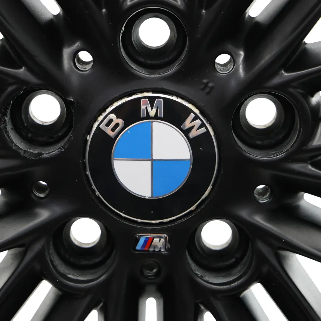 BMW E81 E82 E87 E88 Black Wheel Alloy Rim 17" 7J ET:47 M Double Spoke 207 - SKU 8036937-10 - Part number 8036937