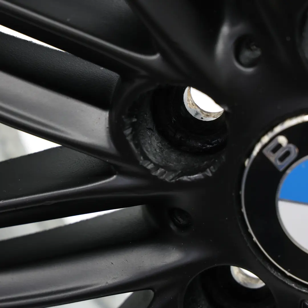 BMW E81 E82 E87 E88 Jante Alliage Noir 17" 7J ET:47 M Double rayon 207 - SKU 8036937-10 - Numéro de pièce 8036937