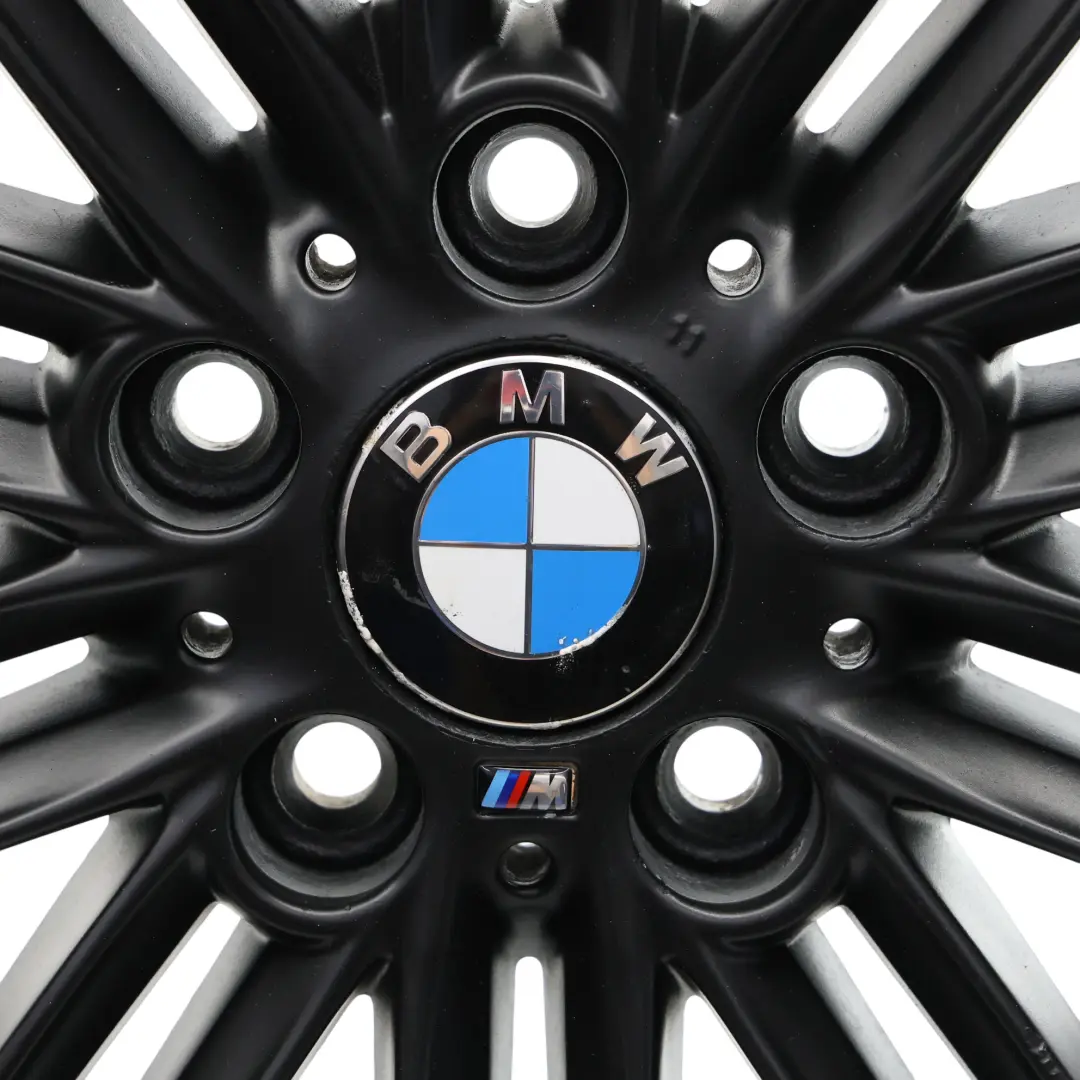 BMW E81 E82 E87 E88 Cerchio in lega nero 17" 7J ET:47 M Doppie razze 207 - SKU 8036937-11 - Numero di parte 8036937