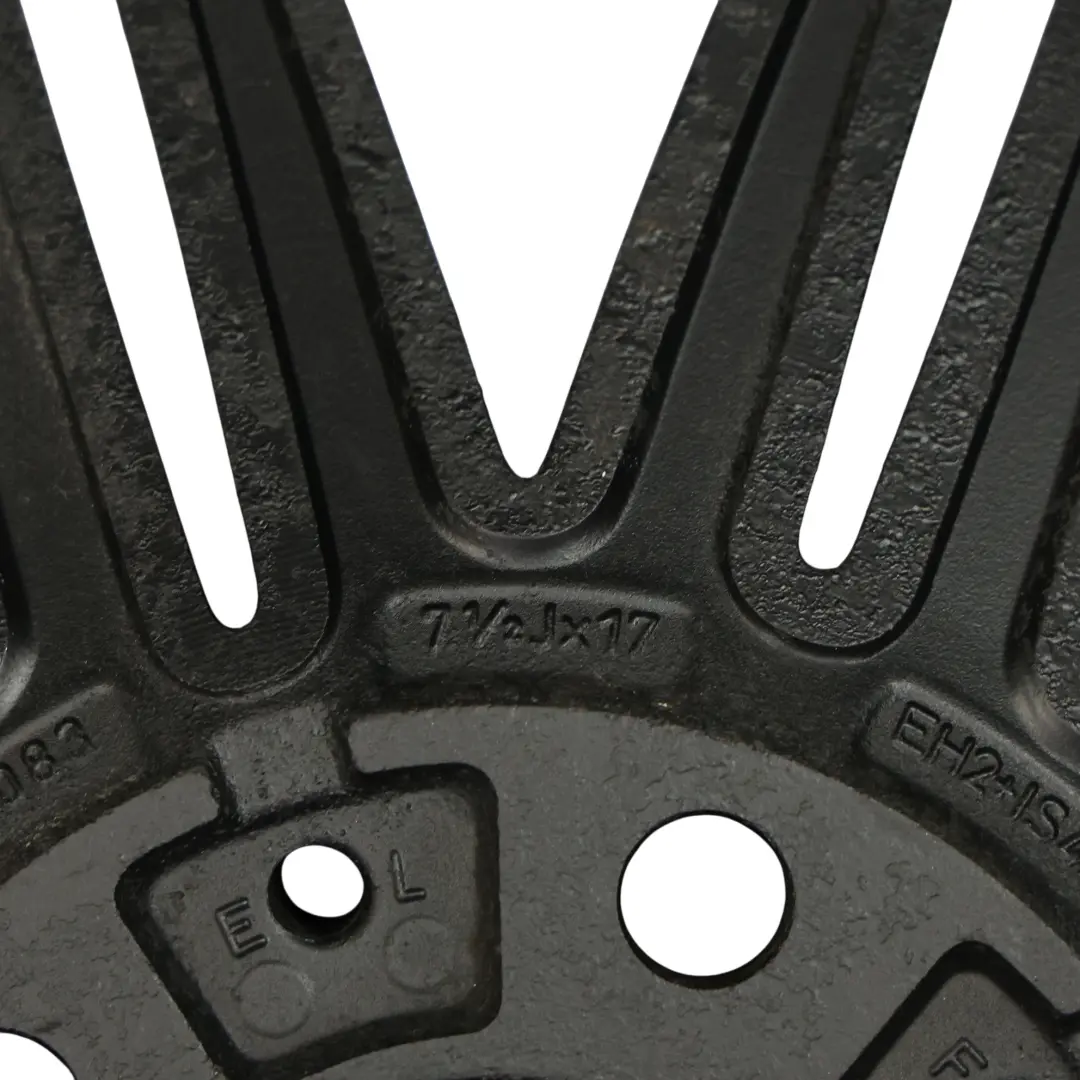 BMW E81 E82 E87 E88 Hinter Rad Schwarz Felge 17" 7,5J ET:47 M Doppel Speiche 207 - SKU 8036938-10 - Teilenummer 8036938