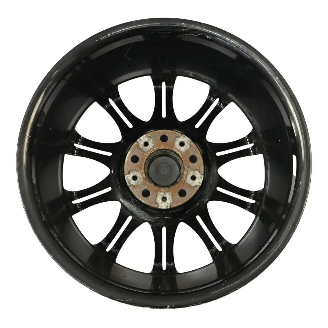 Schwarz Leicht metall felge 18" 8J ET:20 M Doppelspeiche 135 für BMW E60 E61 mit Teilenummer 8036947 BMW E60 E61 Schwarz Leicht metall felge 18" 8J ET:20 M Doppelspeiche 135 - SKU 8036947-4 - Teilenummer 8036947