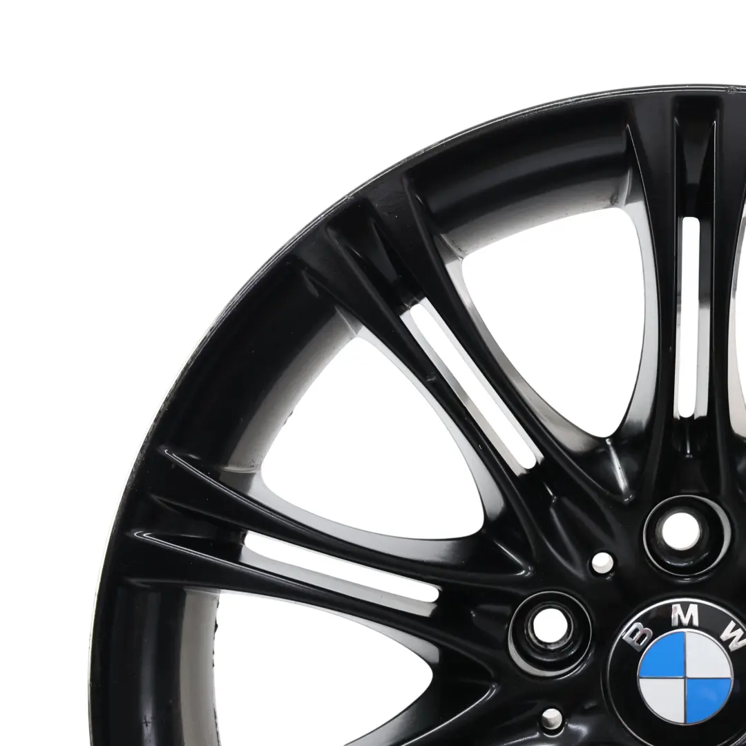 BMW E60 E61 Black Alloy Wheel Rim 18" 8J ET:20 M Double Spoke 135 - SKU 8036947-4 - Part number 8036947