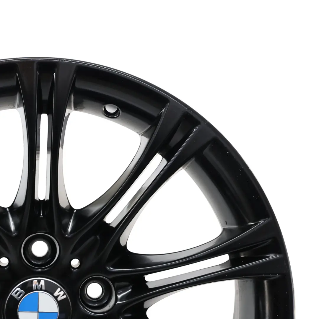 BMW E60 E61 Black Alloy Wheel Rim 18" 8J ET:20 M Double Spoke 135 - SKU 8036947-4 - Part number 8036947