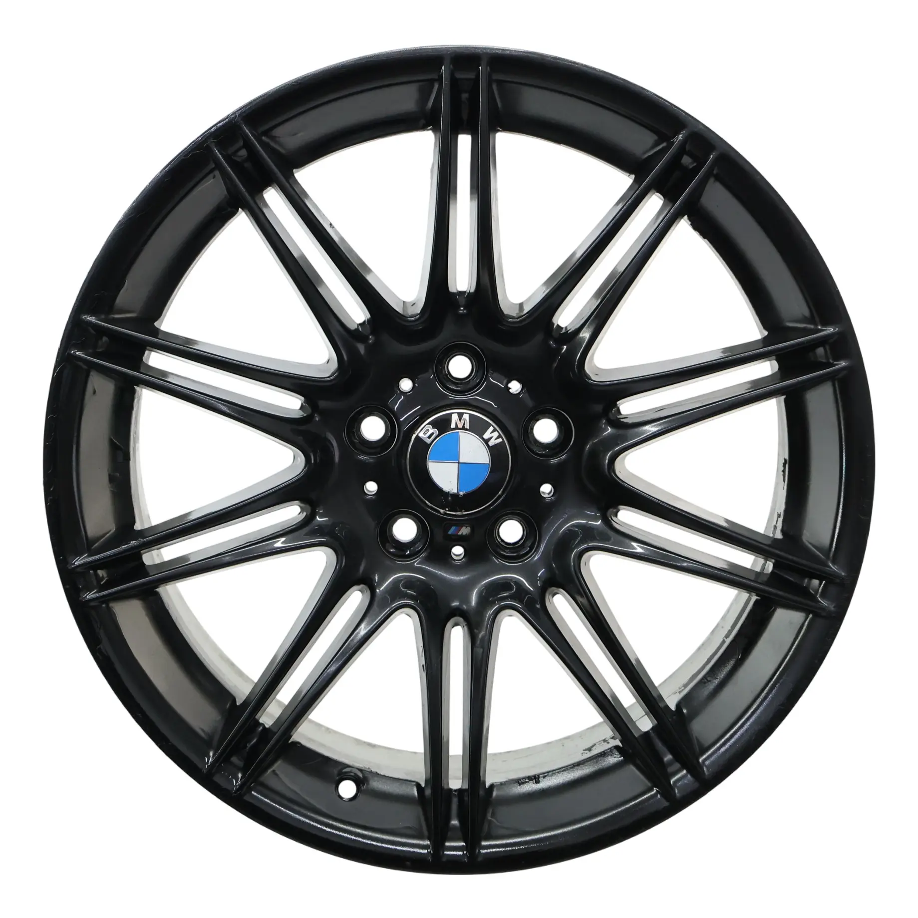 BMW E90 E91 E92 Cerchio Anteriore Nero In Lega 19" M Doppie Razze 225 8J Et:37