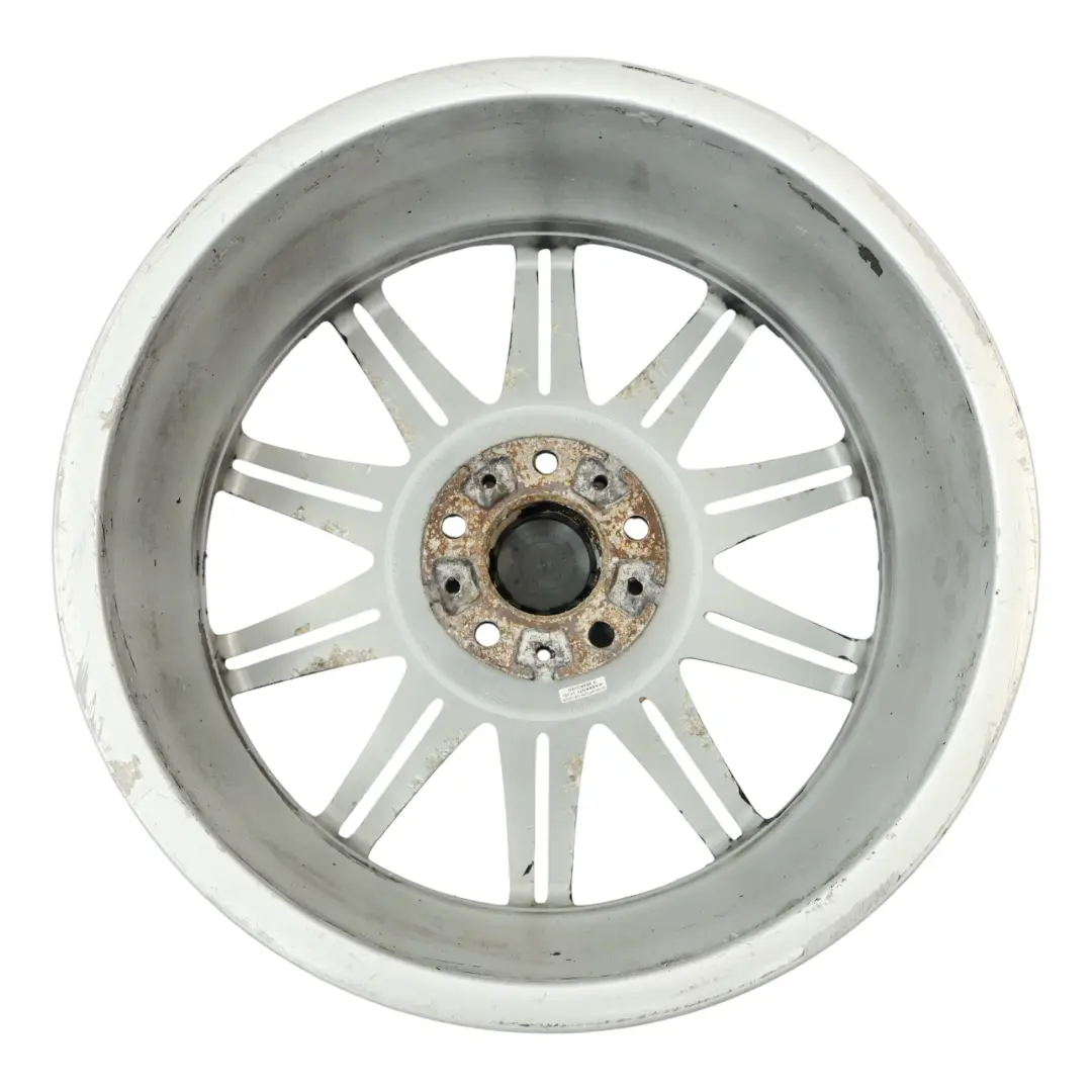 BMW E90 E91 E92 Cerchio Anteriore Nero In Lega 19" M Doppie Razze 225 8J Et:37 - SKU 8037141-1 - Numero di parte 8037141