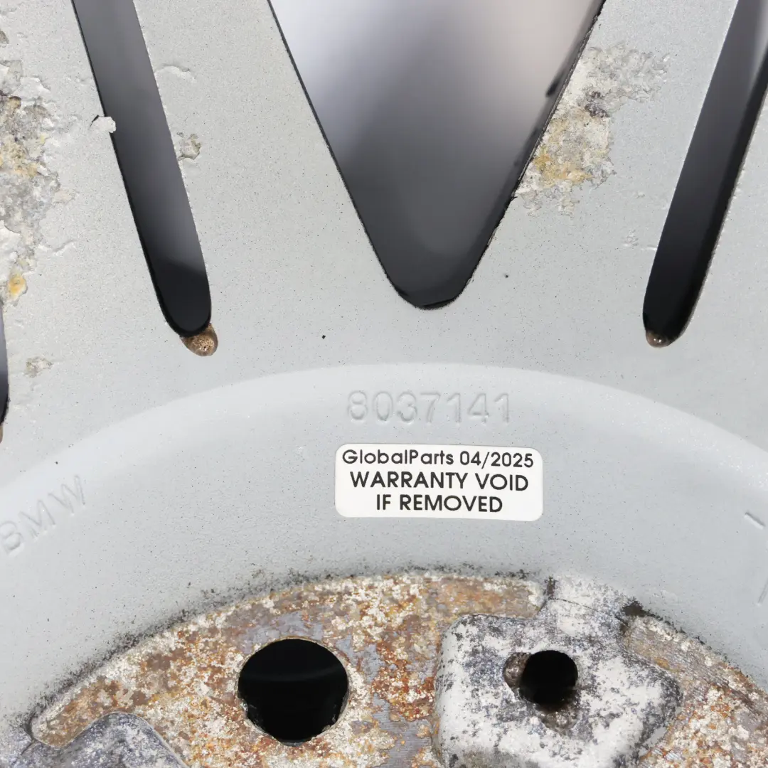 Vorne Schwarz Alu Felge Alufelge 19" M Doppelspeiche 225 8J ET:37 für BMW E90 E91 mit Teilenummer 8037141 BMW E90 E91 Vorne Schwarz Alu Felge Alufelge 19" M Doppelspeiche 225 8J ET:37 - SKU 8037141-1 - Teilenummer 8037141