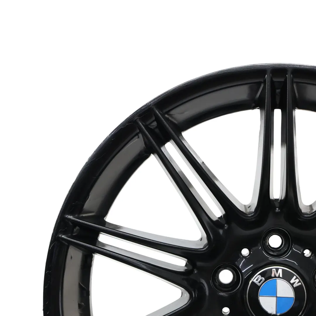 Cerchio Anteriore Nero In Lega 19" M Doppie Razze 225 8J Et:37 per BMW E90 E91 E92 con numero di parte 8037141 BMW E90 E91 E92 Cerchio Anteriore Nero In Lega 19" M Doppie Razze 225 8J Et:37 - SKU 8037141-1 - Numero di parte 8037141