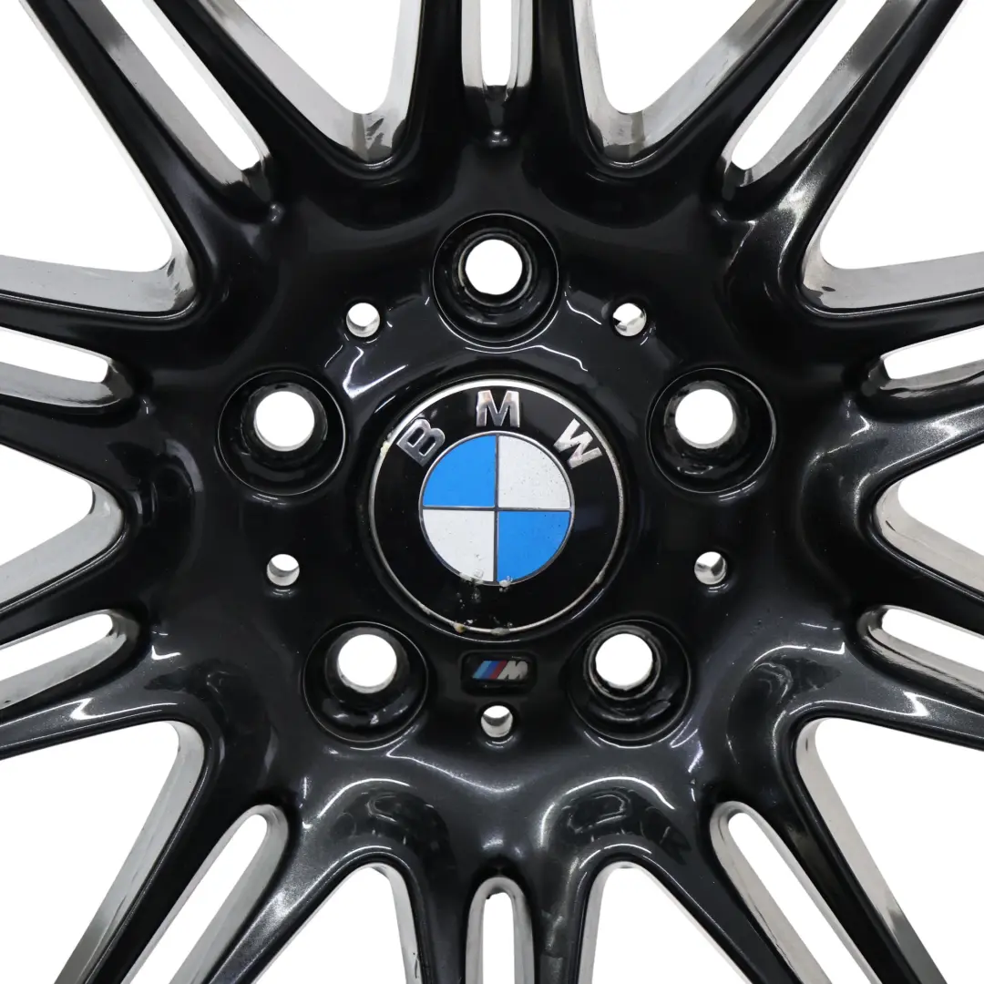 BMW E90 E91 E92 Negro llanta aleación delantera 19 "M doble radio 225 8J ET:37 - SKU 8037141-1 - Número de pieza 8037141