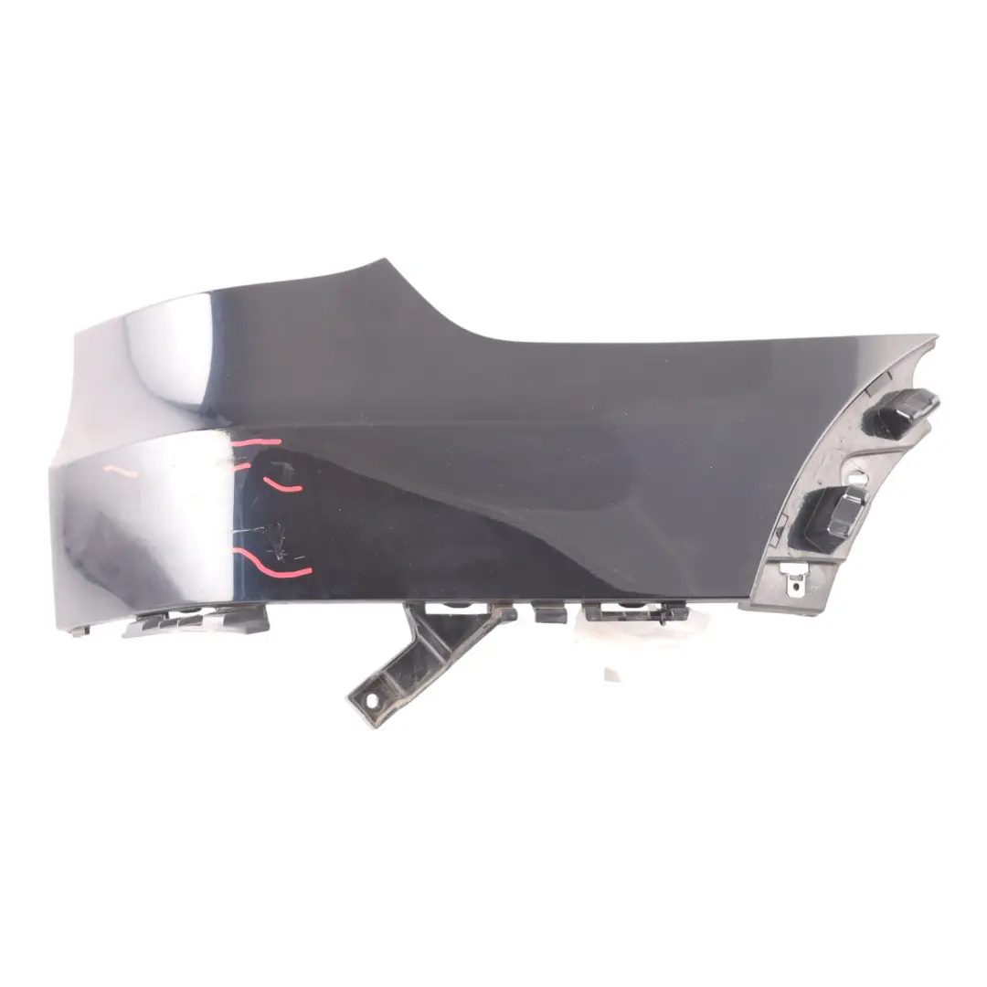 Bumper Right O/S Lateral Trim Panel Carbon Black - 416 to BMW X5 E70 M Sport Rear with Part number 8037282 BMW X5 E70 M Sport Rear Bumper Right O/S Lateral Trim Panel Carbon Black - 416 - SKU 8037282-CAR1 - Part number 8037282