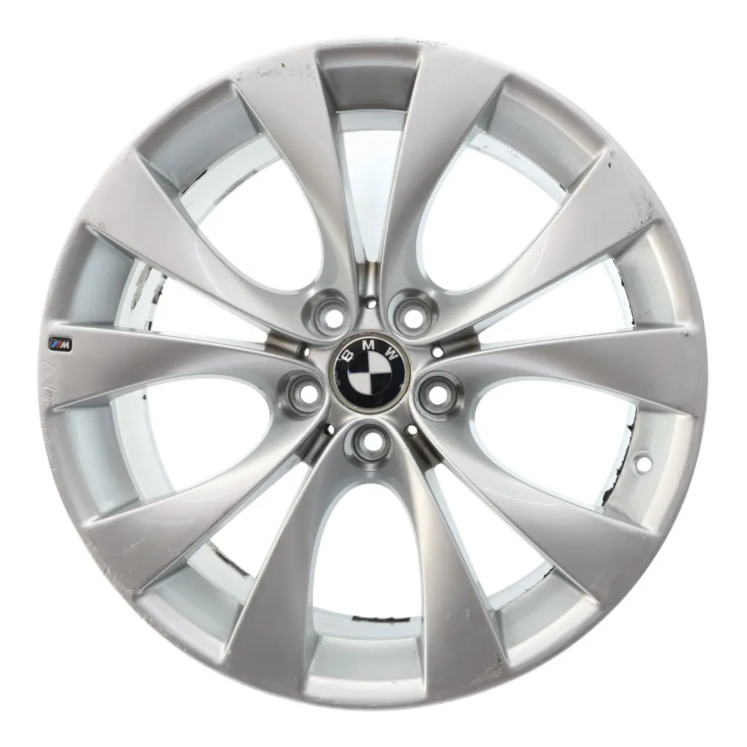 Argento Cerchio anteriore in lega 20" M V-spoke 227 10J ET:40 per BMW X5 E70 con numero di parte 8037349 BMW X5 E70 Argento Cerchio anteriore in lega 20" M V-spoke 227 10J ET:40 - SKU 8037349-1 - Numero di parte 8037349