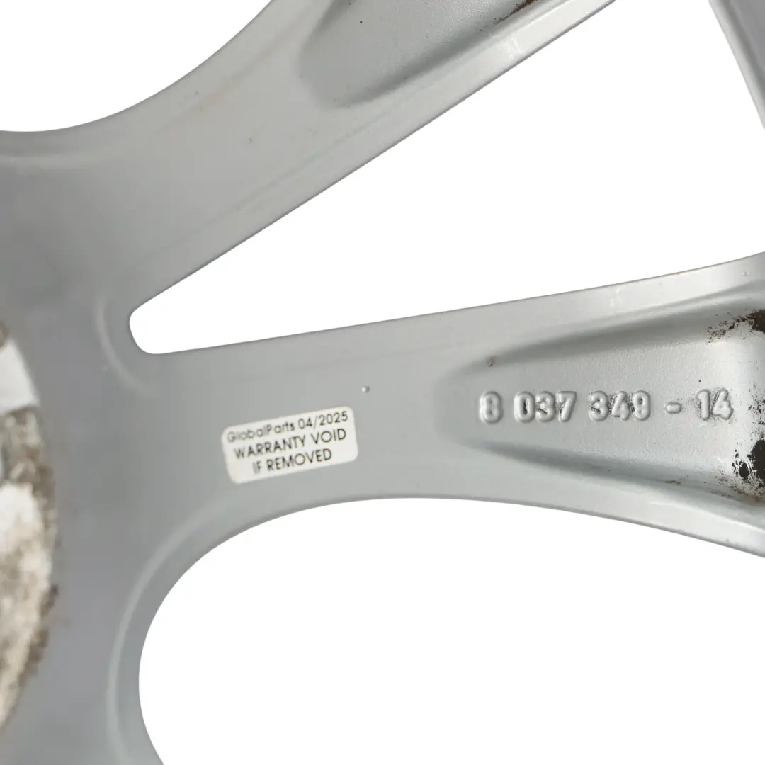 Argento Cerchio anteriore in lega 20" M V-spoke 227 10J ET:40 per BMW X5 E70 con numero di parte 8037349 BMW X5 E70 Argento Cerchio anteriore in lega 20" M V-spoke 227 10J ET:40 - SKU 8037349-1 - Numero di parte 8037349