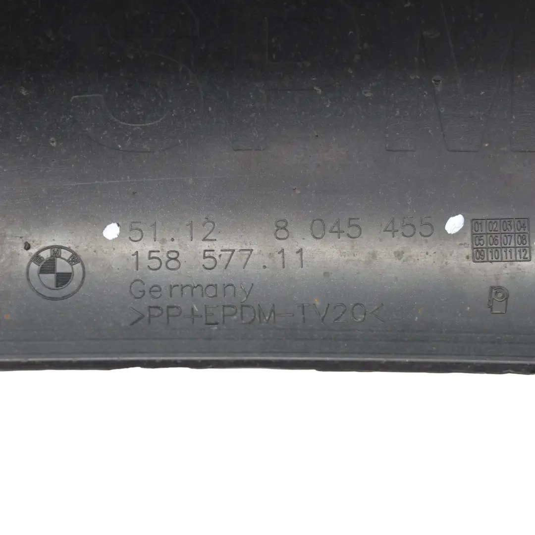 BMW E82 E88 M Sport Paraurti Posteriore Fondo Pannello Diffusore Inserto - SKU 8045455-1 - Numero di parte 8045455