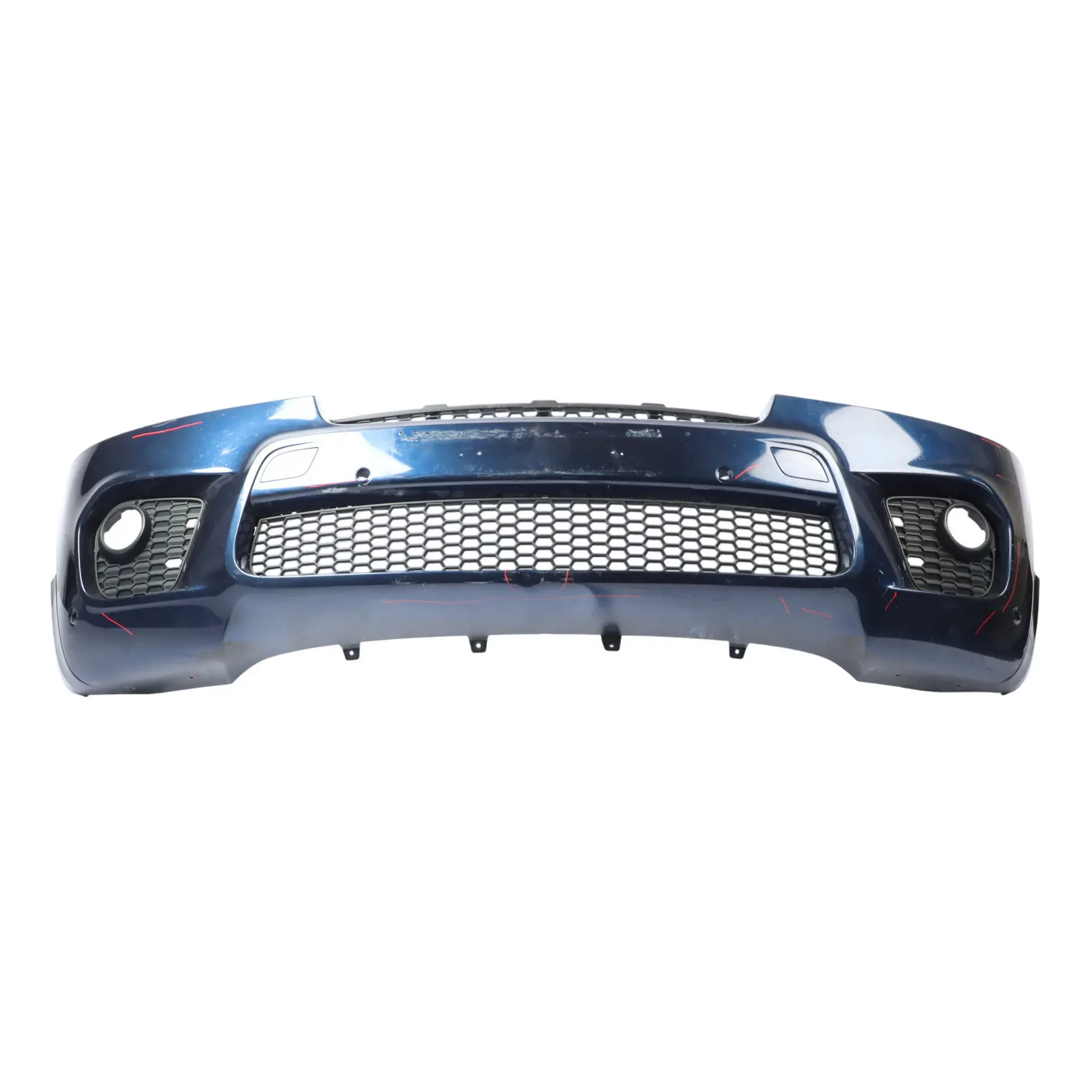 BMW X5 E70 LCI Bumper Front M Sport Trim Panel Grille Tiefseeblau Metallic - A76