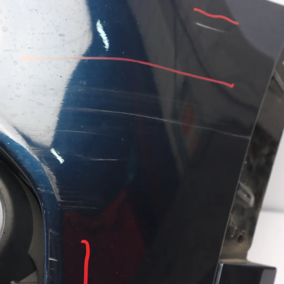 BMW X5 E70 LCI Bumper Front M Sport Trim Panel Grille Tiefseeblau Metallic - A76 - SKU 8047322-DSB - Part number 8047322