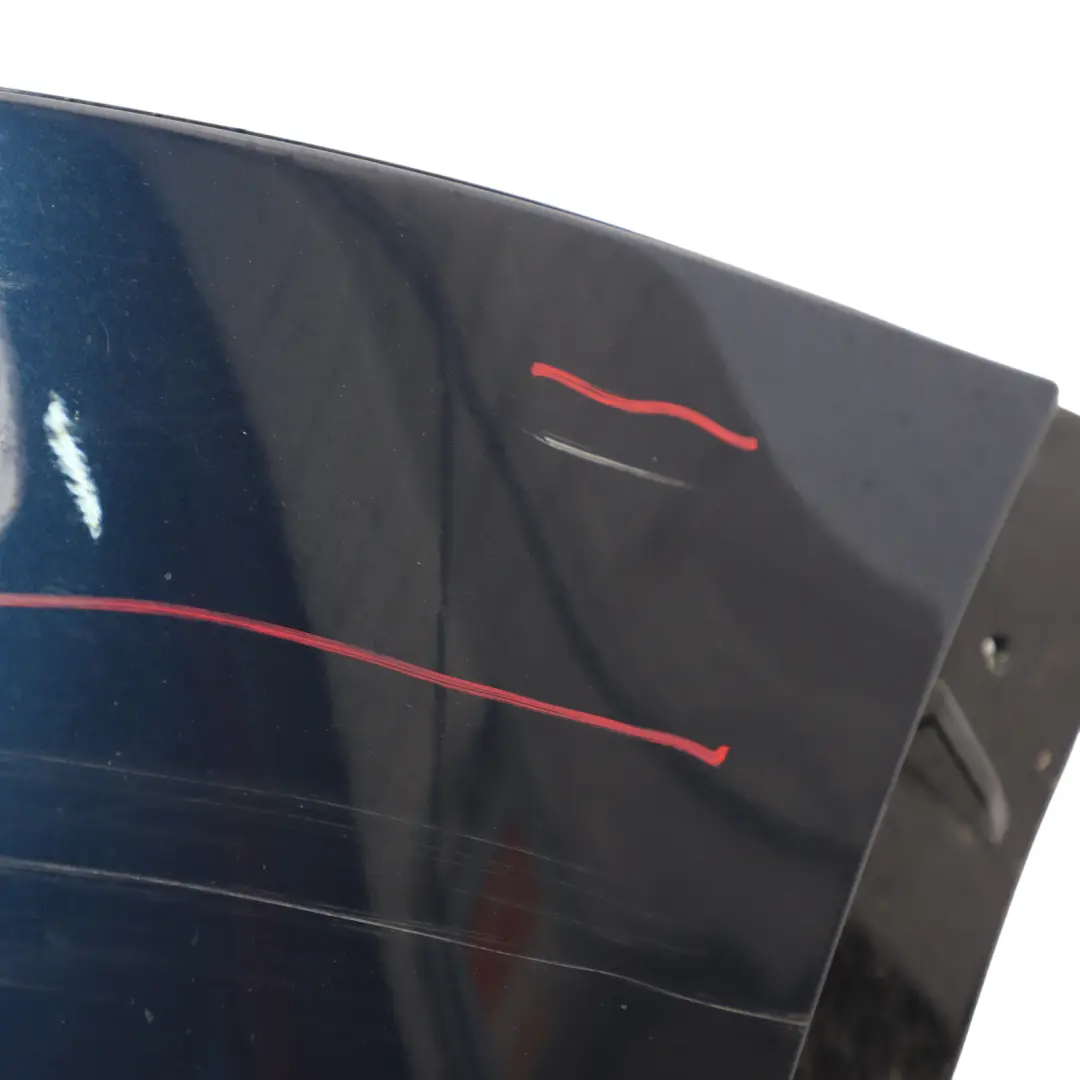 BMW X5 E70 LCI Bumper Front M Sport Trim Panel Grille Tiefseeblau Metallic - A76 - SKU 8047322-DSB - Part number 8047322