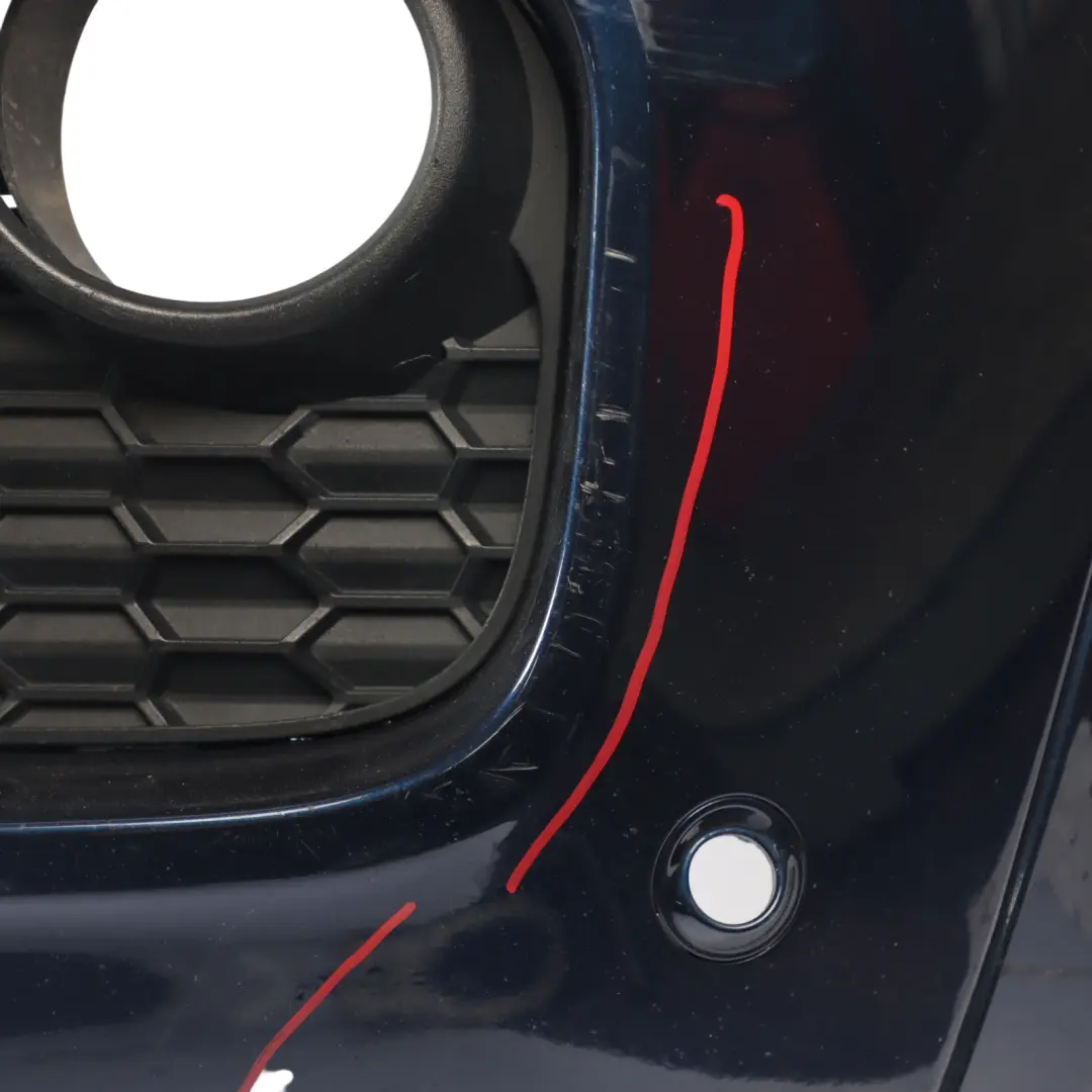 Bumper Front M Sport Trim Panel Grille Tiefseeblau Metallic - A76 to BMW X5 E70 LCI with Part number 8047322 BMW X5 E70 LCI Bumper Front M Sport Trim Panel Grille Tiefseeblau Metallic - A76 - SKU 8047322-DSB - Part number 8047322