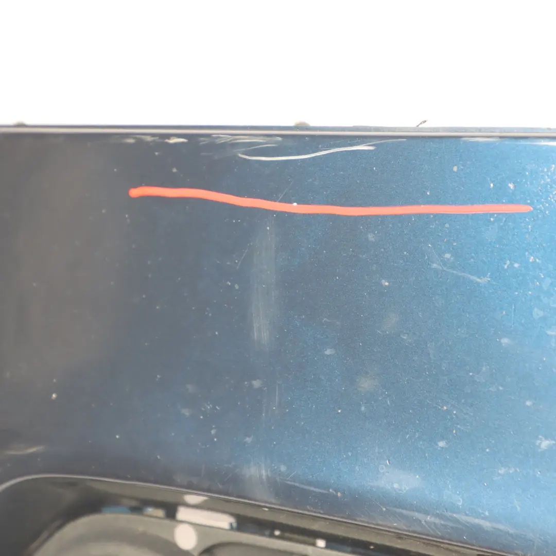 BMW X5 E70 LCI Bumper Front M Sport Trim Panel Grille Tiefseeblau Metallic - A76 - SKU 8047322-DSB - Part number 8047322