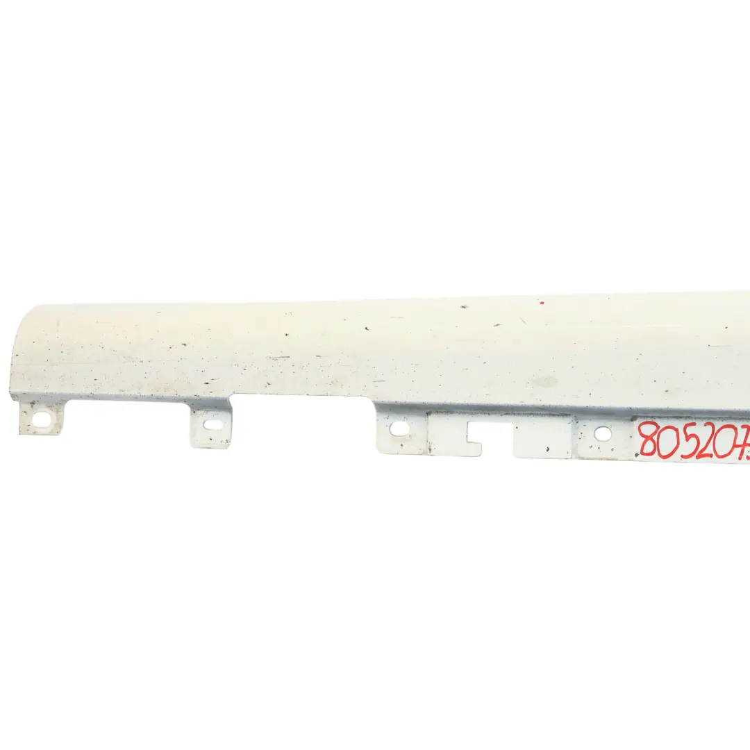 Side Skirt M Sport Sill Strip Cover Trim Left N/S Alpinweiss 3 - 300 to BMW X3 F25 with Part number 8052075 BMW X3 F25 Side Skirt M Sport Sill Strip Cover Trim Left N/S Alpinweiss 3 - 300 - SKU 8052075-AW - Part number 8052075