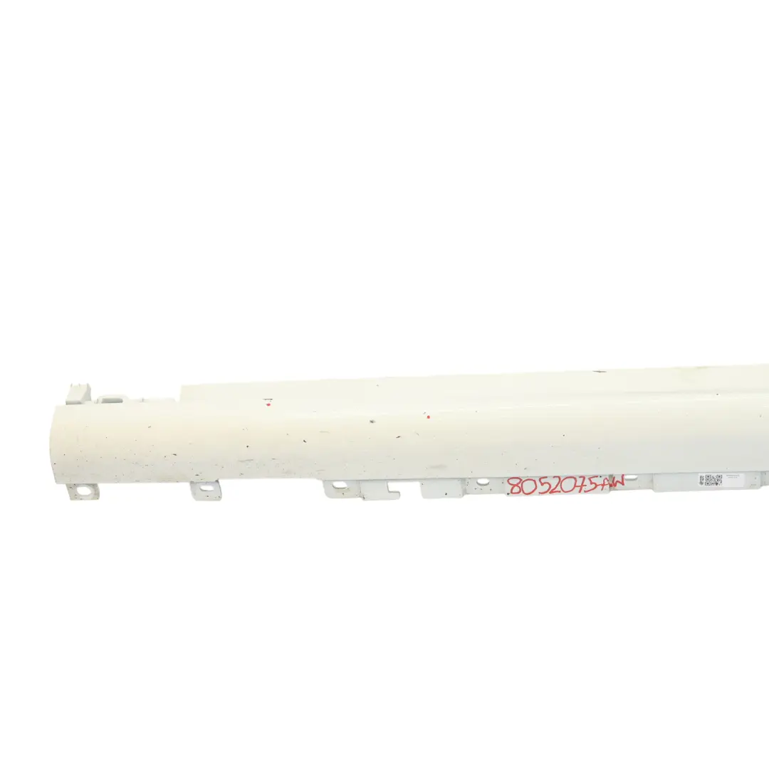 Side Skirt M Sport Sill Strip Cover Trim Left N/S Alpinweiss 3 - 300 to BMW X3 F25 with Part number 8052075 BMW X3 F25 Side Skirt M Sport Sill Strip Cover Trim Left N/S Alpinweiss 3 - 300 - SKU 8052075-AW - Part number 8052075